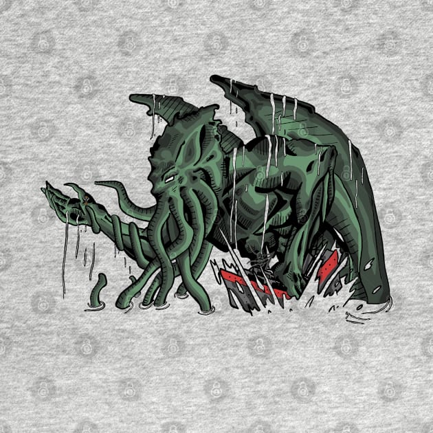 cthulhu by Wayward Prints